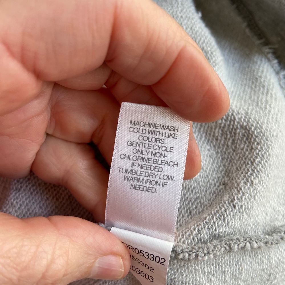 J Jill Light Grey Heather Sweatshirt Dress; Soft, Cozy; Long Sleeve; XSP; EUC - Picture 10 of 11